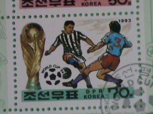 KOREA STAMP 1993 WORLD FOOT BALL CHAMPIONSHIP  ; CTO- NOT HING  S/S SHEET #1