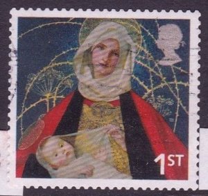 Great Britain  -2005  Christmas  Madonna and Child - 1st  used