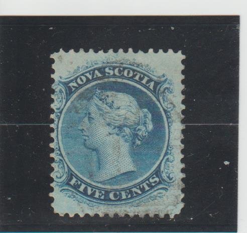 Nova Scotia  Scott#  10  Used  (1860 Queen Victoria)