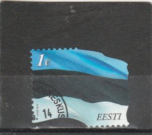 Estonia  Scott#  724a  Used  (2014 Estonian Flag)