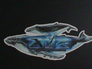 ​VANUATU-2001-SC#787a LOVELY BEAUTIFUL WALES SHAPE CUT  MNH S/S VERY FINE-