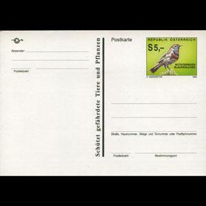 AUSTRIA 1992 - Card-Bird