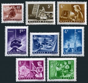 Hungary 1514/1528, MNH. Mi 2009-2016. Definitive 1964. Transport,Communications.