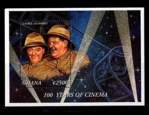 Ghana 1995 - Movies Cinema - Souvenir Stamp Sheet - Scott #1850 - MNH