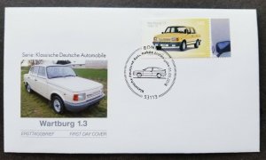 Germany Classic Cars 2018  1.3 Vehicle Transport (stamp FDC)