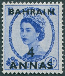 Bahrain 1953 4a on 4d ultramarine SG86 unused