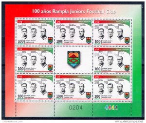 2013 URUGUAY STAMP sheet MNH SOCCER fussball FOOTBALL futbol WORLD CHAMPION L...