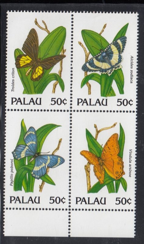 Palau 300 Butterflies mnh