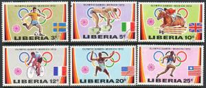 Liberia  Scott  591-596  CTO  Complete