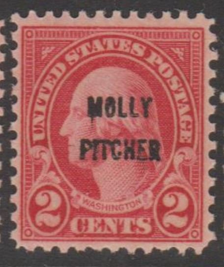 U.S. Scott #646 Molly Pitcher Overprint - Washington Stamp - Mint NH Single