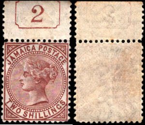 Jamica #14, Incomplete Set, 1875, Hinged