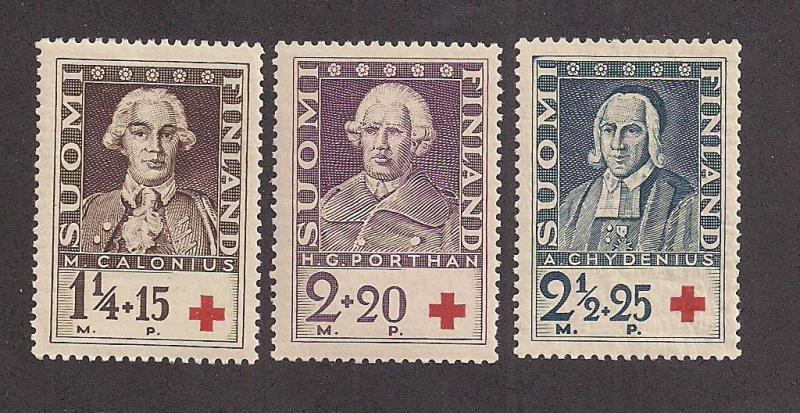 FINLAND SC# B18-20 VF MNH 1935