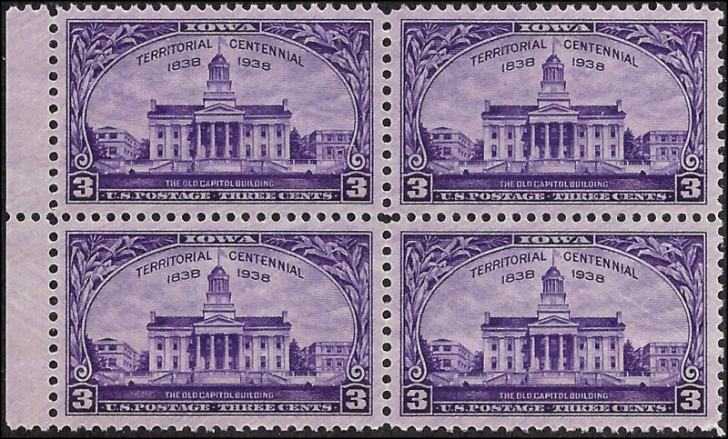 838 Mint,OG,NH... Block of 4... SCV $1.60... XF