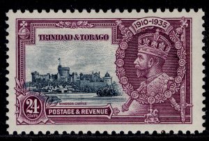 TRINIDAD & TOBAGO GV SG242, 24c slate & purple, M MINT. Cat £16.