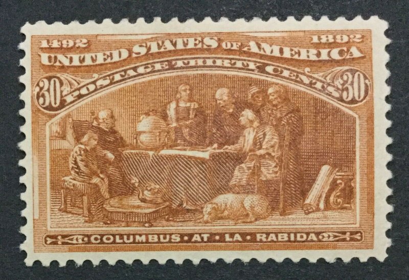 MOMEN: US #239 MINT OG H #30342