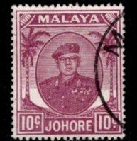 Malaya - Jahore - #138 Sultan  Ibraham - Used