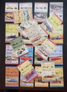 St Vincent Stamp CARS Lot MINT MNH OG Unused T1289