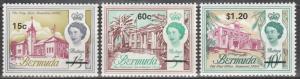 Bermuda #247, 252-3 F-VF Unused  CV $10.15  (A4238)