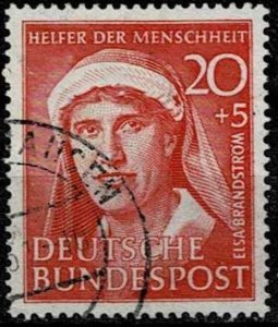 Germany 1951,Sc.#B322 used, Welfare: Elsa Brändström (1888-1948)