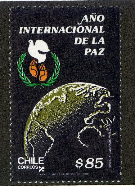 CHILE 738 MNH SCV $1.30 BIN $0.75 GEOGRAPHY