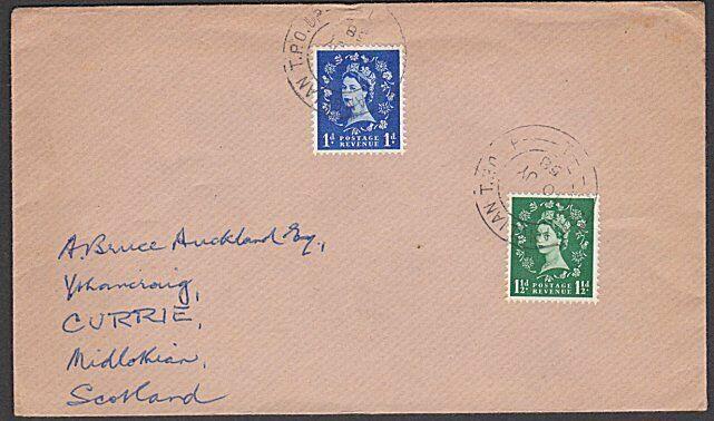 GB 1958 cover EAST ANGLIAN TPO railway cds.................................57412