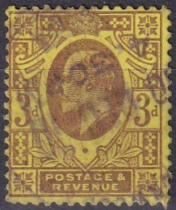 Great Britain #132  F-VF Used CV $19.00 (Z1851)