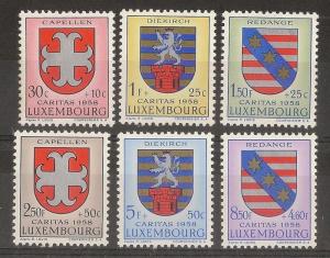 Luxembourg 1958 Fund SG645-650 Mint