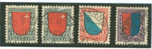 Switzerland #B15-B7  Single (Complete Set)