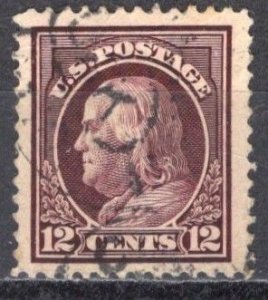 SCOTT  417  USED  SHERWOOD STAMP  A1