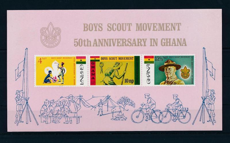 [36589] Ghana 1967 Scouting Pfadfinder Souvenir Sheet MNH