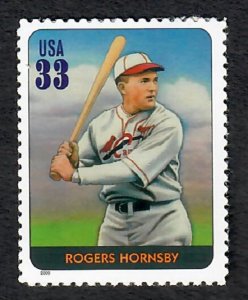 3408f Rogers Hornsby Legends of Baseball MNH single