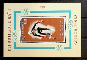 HAITI Sc 609G LH SOUVENIR SHEET OF 1968 - OLYMPICS