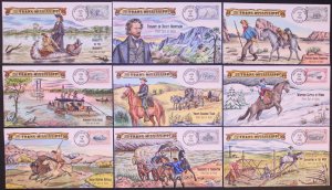 #3209 Trans-Mississippi Collins FDC Set