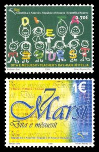 Republic of Kosovo 2008 Scott #93-94 Mint Never Hinged