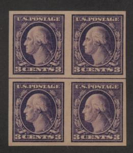 ~ US Scott #484 Mint LH Horizontal Line Block of 4 Stamps ~