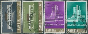 Zambia 1966 SG118-121 Building sets FU