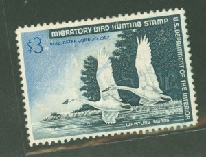 United States #RW33  Single