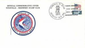 Space Cover, Commemorative, Apollo 15 Scott Worden Irvin