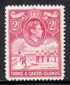 Turks and Caicos Islands - Scott #87 - MLH - Lt. crease, toning spots - SCV $22
