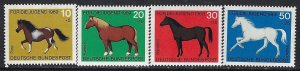 Germany B442-45 MNH HORSES J981-2