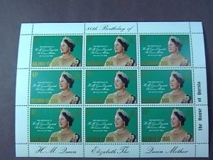 SOLOMON ISLANDS # 426-MINT/NEVER HINGED------SHEET OF NINE------1980