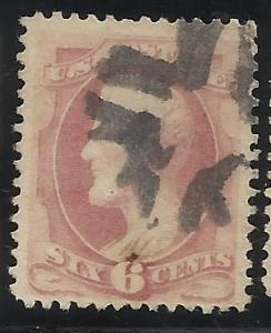 186 6c Used VF Centering