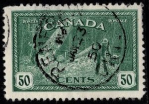 1946 Canada Scott #- 272 50 Cent Peacetime Production Lumberjack Used