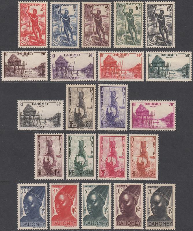 Dahomey 113-134 MH CV $20.70