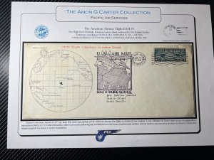 1940 USA Airmail FFC Cover Honolulu HI to Canton Island FAM 19 Amon G Carter