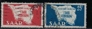 Saar - Scott # 201 - 202, used