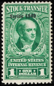 U.S. REV. DATED GREENS RD297  Mint (ID # 114587)