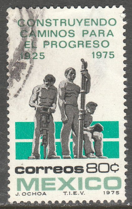 MEXICO 1108 50th Anniversary of road building USED. F-VF. (1328)