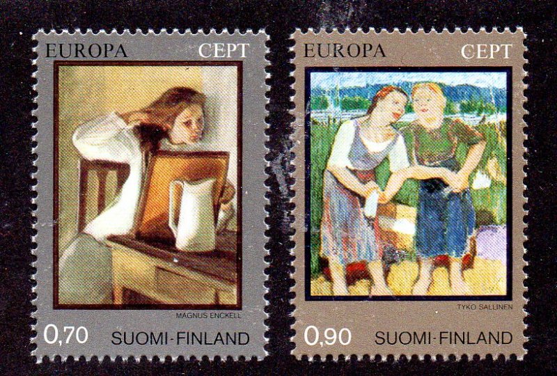 Finland 572-573 MNH cv $6.00 Art