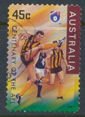 Australia SG 1621  Used  Self Adhesive - Australian Rules